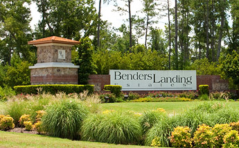 Benders Landing Estates Entrance Monument